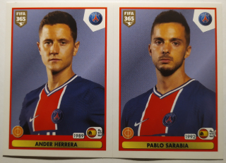FIFA 365 2020/2021 - Samolepka č.305a/b