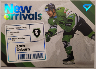SportZoo ELH 23/24 - Mladá Boleslav - Zach Osburn - NEW ARRIVAL - #NA-12