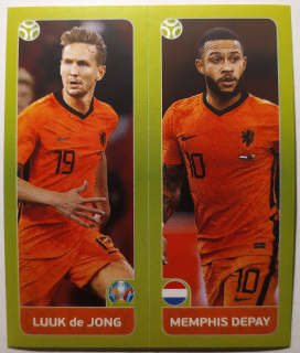 EURO 2020 Tournament Edition - Samolepka č.255a/b