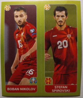 EURO 2020 Tournament Edition - Samolepka č.302a/b