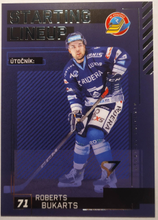 SportZoo ELH 23/24 - Vítkovice - Roberts Bukarts - Starting LINEUP - #SL-22