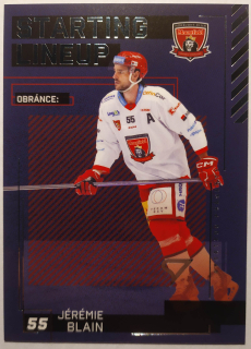 SportZoo ELH 23/24 - Hradec Králové - Jérémie Blain - Starting LINEUP - #SL-8