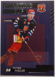 SportZoo ELH 23/24 - Hradec Králové - Patrik Miškář - Starting LINEUP - #SL-11