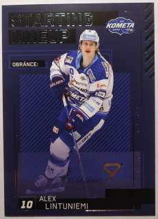 SportZoo ELH 23/24 - Brno - Alex Lintuniemi - Starting LINEUP - #SL-38
