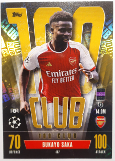 Topps Match Attax UEFA Champions League 23/24 - Bukayo Saka - Arsenal