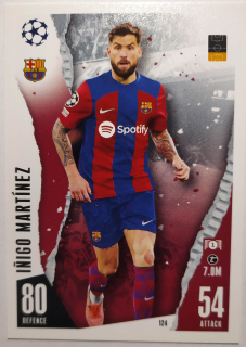 Topps Match Attax UEFA Champions League 23/24 - Iñigo Martínez - Barcelona