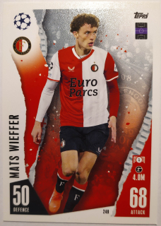 Topps Match Attax UEFA Champions League 23/24 - Mats Wieffer - Feyenoord