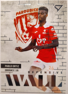 SportZoo Fortuna Liga 23/24 - Defensive Wall - Pablo Ortiz - Pardubice - #DW-25