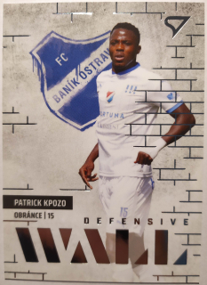 SportZoo Fortuna Liga 23/24 - Defensive Wall - Patrick Kpozo - Ostrava - #DW-19