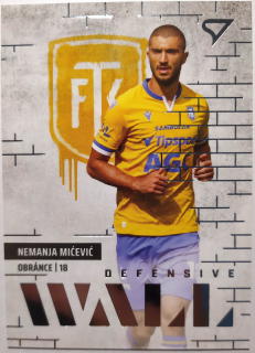 SportZoo Fortuna Liga 23/24 - Defensive Wall - Nemanja Mićević - Teplice - #DW-22
