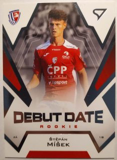 SportZoo Fortuna Liga 23/24 - Debut Date Rookie - Štěpán Míšek - Pardubice - #DR-19
