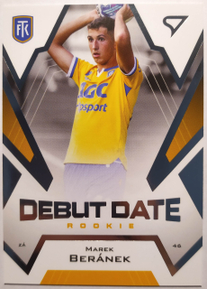 SportZoo Fortuna Liga 23/24 - Debut Date Rookie - Marek Beránek - Teplice - #DR-14