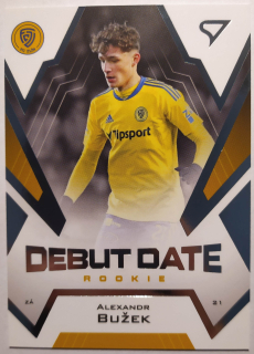 SportZoo Fortuna Liga 23/24 - Debut Date Rookie - Alexandr Bužek - Zlín - #DR-22