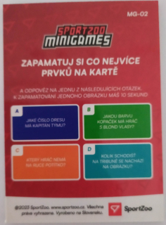 SportZoo Chance Liga 24/25 - MiniGames - #MG-02 (serie I)