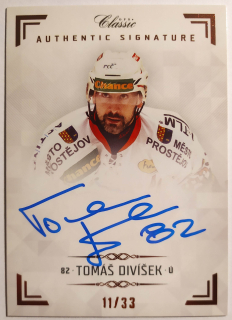 OFS Chance liga 18/19 - Authentic Signature - Tomáš Divíšek - Prostějov - #AS32 11/33