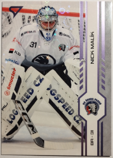 SportZoo ELH 24/25 - Nick Malík - Plzeň - Puck Marks - #P200