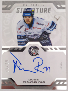 SportZoo ELH 24/25 - Martin Faško-Rudáš - Liberec - Authentic Signature Level 1 - #SL1-MF 35/99