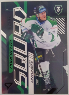 SportZoo ELH 24/25 - Alex Lintuniemi - Mladá Boleslav - Powerplay Squad Black Rainbow - #PS-79 2/99