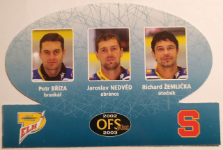 OFS 02/03 - Petr Bříza/Jaroslav Nedvěd/Richard Žemlička - Sparta - TRIO - #14