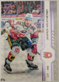 SportZoo ELH 24/25 - Jasper Weatherby - Pardubice - Puck Marks - #P375