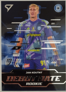 SportZoo Chance Liga 24/25 - Jan Koutný - Debut Date Rookie - Olomouc - #DD-5