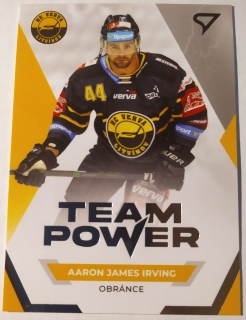 SportZoo ELH 21/22 - Aaron Irving - Litvínov - Team Power - #TP-34