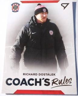 SportZoo FORTUNA:LIGA 20/21 - Richard Dostálek - Coach´s Rules - #CR09