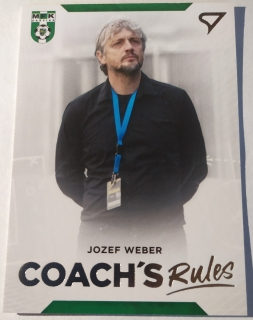SportZoo FORTUNA:LIGA 20/21 - Jozef Weber - Coach´s Rules - #CR14