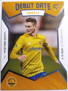 SportZoo FORTUNA:LIGA 21/22 - Lukáš Hrdlička - Zlín - Debut Date Rookie - #DR10