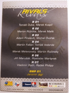OFS premium 2011 - Double Identical cards / Rivals - Seznam