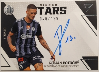 SportZoo Fortuna Liga 22/23 - Signed Stars Level 1 - Roman Potočný - České Budějovice - #SL1-RP 40/199