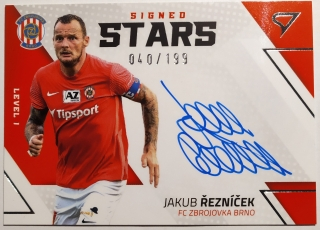SportZoo Fortuna Liga 22/23 - Signed Stars Level 1 - Jakub Řezníček - Brno - #SL1-JR 40/199