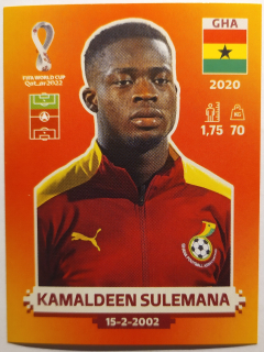 World Cup 2022 - Kamaldeen Sulemana - č.GHA 19