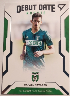 SportZoo FORTUNA:LIGA 20/21 - Rafael Tavares - Karviná - Debute Date Rookie - #DR14