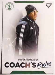 SportZoo FORTUNA:LIGA 20/21 - Luděk Klusáček - Coach´s Rules - #CR04