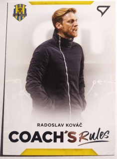 SportZoo FORTUNA:LIGA 20/21 - Radoslav Kováč - Coach´s Rules - #CR18
