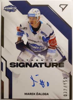 SportZoo ELH 22/23 - Marek Ďaloga - Brno - Authentic Signature Level 1 - #AS1-DA 37/150