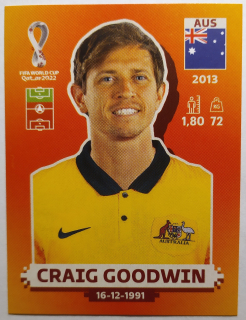 World Cup 2022 - Craig Goodwin - č.AUS 17