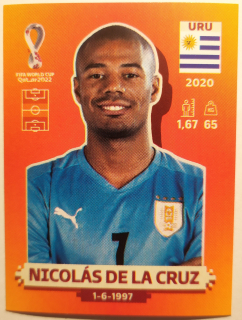 World Cup 2022 - Nicolás de la Cruz - č.URU 12