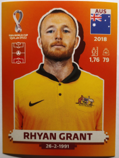 World Cup 2022 - Rhyan Grant - č.AUS 6