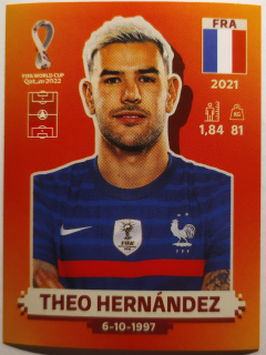 World Cup 2022 - Theo Hernández - č.FRA 5