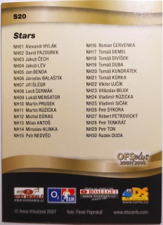 OFS 07/08 - Seznam Stars/Úspěšnost a Průměr zásahů
