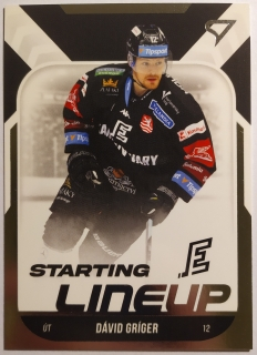 SportZoo ELH 22/23 - Dávid Gríger - Karlovy Vary - Starting LINEUP - #SL-71