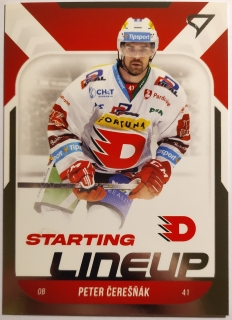 SportZoo ELH 22/23 - Peter Čerešňák - Pardubice - Starting LINEUP - #SL-32
