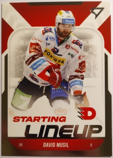 SportZoo ELH 22/23 - David Musil - Pardubice - Starting LINEUP - #SL-33
