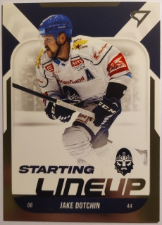 SportZoo ELH 22/23 - Jake Dotchin - Kladno - Starting LINEUP - #SL-80