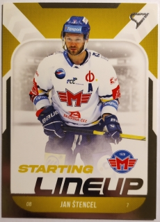 SportZoo ELH 22/23 - Jan Štencel - České Budějovice - Starting LINEUP - #SL-14