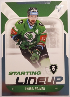 SportZoo ELH 22/23 - Ondřej Najman - Mladá Boleslav - Starting LINEUP - #SL-23