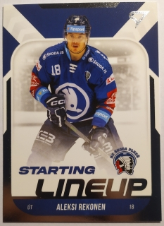 SportZoo ELH 22/23 - Aleksi Rekonen *) - Plzeň - Starting LINEUP - #SL-52
