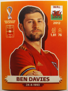 World Cup 2022 - Ben Davies - č.WAL 5